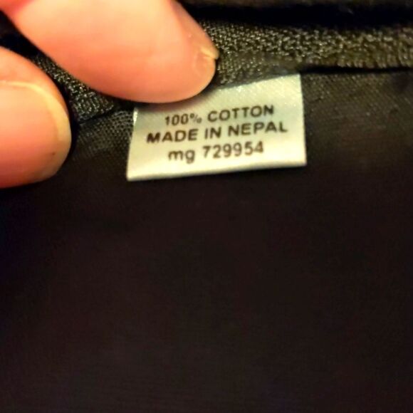 Laptop Messenger Bag Boho Cotton Distressed Retro Hippie - Picture 10 of 11